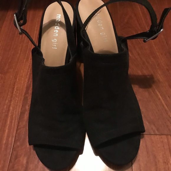 Madden Girl Shoes - Black bootie NEVER WORN!!